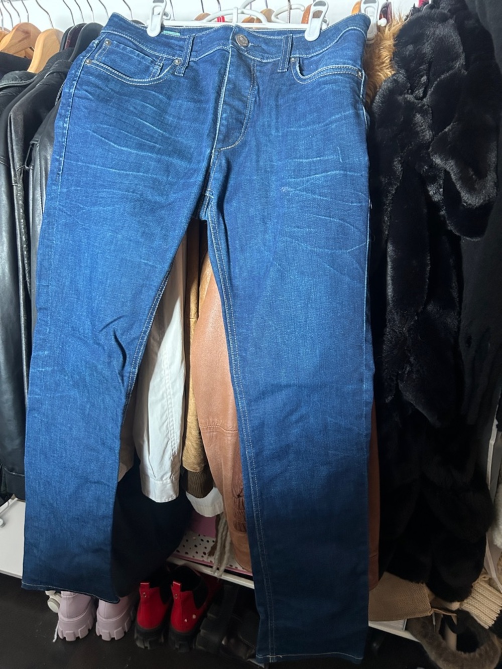 Men's Jack & Jones Classic Blue Denim Jeans